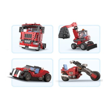 Designer Racing machine Brick Architect, 23 in 1, 278 details, 6+-3