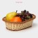 Basket for fruits and bread Oval Dolyana "Milk chocolate", 27 × 19 cm