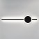 Sconces Citilux "Steg" CL203311, 13.5x61.5 cm, 1x17W, LED, Black Color Black