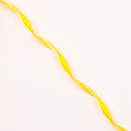 Plastic tape "Bright matte", 1.2cm x 45m, yellow-2