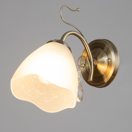 Sconces "Rose" 1x40W E27 Antique bronze 25x13x23cm-1