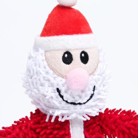 Soft toy for dogs "Santa Claus" with a squeak, 26 x 15 cm-1