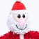 Soft toy for dogs "Santa Claus" with a squeak, 26 x 15 cm