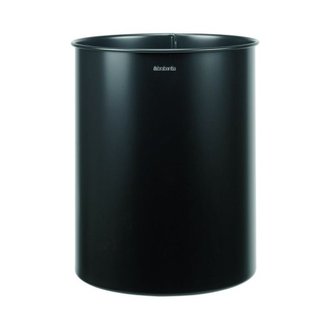 Brabantia garbage bucket, 15 l, black matte color