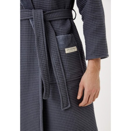 Male robe "Michael", size s, color anthracite-3