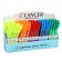 Ballpoint pen "stripes" 0.5 mm, blue rod, in the display, mix case (barcode on the piece)