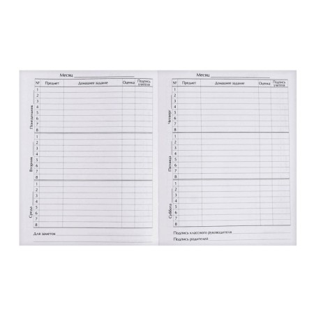 Diary for grades 1-4, "butterflies. Pattern", solid cover 7BC, matte lamination, selective varnish, 48 sheets-6