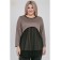 Women's tunic, size 56, brown color