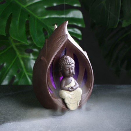 Set of incense on the stand "Buddha" 18x12cm, with backlighting batteries LR44-1