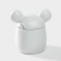 Sugar bowl ceramic shares "Mishka Otto", 400 ml, 11 × 12 × 12.5 cm, white color