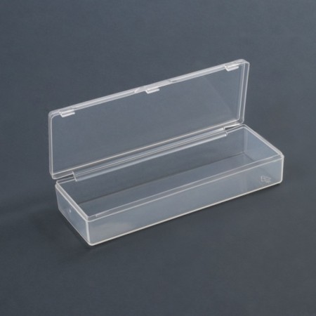 Organizer for storage, with a lid, 1 section, size 9.3 × 3.1 × 1.6 cm, the color is transparent-2