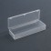 Organizer for storage, with a lid, 1 section, size 9.3 × 3.1 × 1.6 cm, the color is transparent