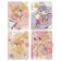 Gift notebook, A6, 100 sheets, a colored block, with a curly knife on a magnet, "anime", mix