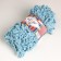 Yarn "Puffy Fine" 100% micropoliester 14.5m/100g (414 azure)
