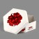 Folding box "with all hearts", 26 × 22.5 × 8 cm