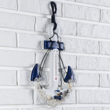 Thermometer "anchor with a chain" on the wall, 17.5 x 23 x 4.5 cm-1