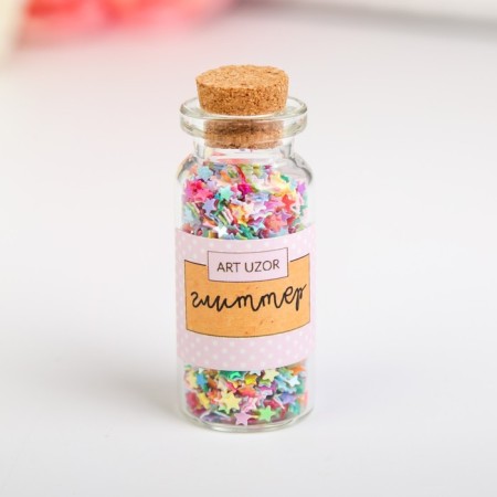 Glitter in the jar "Mix Star" rr 3 mm 6 g 5x2x2 cm-2