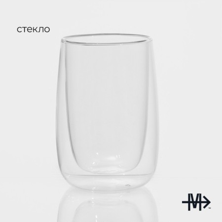 Glass glass with double walls Magistro "Paul", 400 ml-1