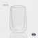 Glass glass with double walls Magistro "Paul", 400 ml