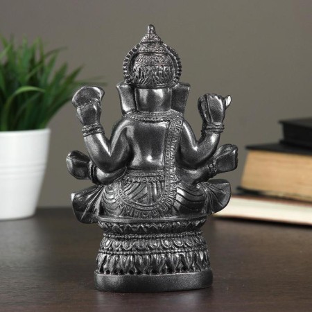 Figure "Ganesha" metallic 7x18x12cm-2