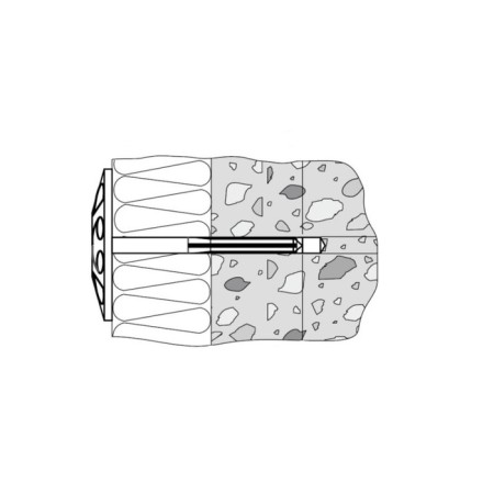 Dowel "Zubble", for insulating materials, with a metal nail, 10x200 mm, 50 pcs-5