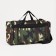 Road bag with lightning, 3 external pockets, a long belt, camouflage color/brown