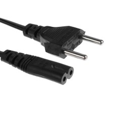 Power cable Luazon KDGN-004, plug C7, 2.5 A, 5 m, black