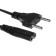 Power cable Luazon KDGN-004, plug C7, 2.5 A, 5 m, black