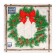 New Year's napkins Paper Home Collection “Wreath with cones”, 3 layers, 33x33 cm, 20 pcs