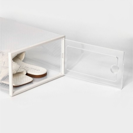 Shoe storage box with a Middle Size shade door, 24 × 33 × 14 cm, 2 pcs-6