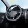 Braid on the steering wheel, eco-leather, D-shaped shape, relief, carbon texture, black, 38 cm size m 107257