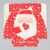 Folding box "Grandfather Frost", 25 x 25 x 10 cm, new year