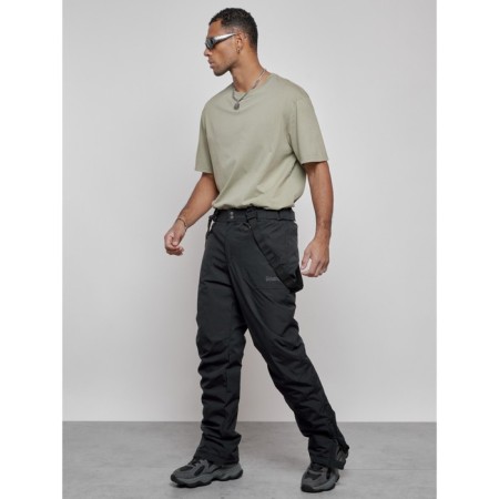 Semi-combinezone ski insulated male winter, size 48, dark blue color-20