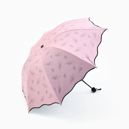 Mechanical umbrella with a curly edge of the "branches"-1