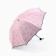 Mechanical umbrella with a curly edge of the "branches"