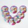 Paper plates "Cold heart. Northern Lights ”, 20 cm, set 8 pcs.