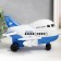 Piggy bank Plastic "Airplane" Code lock, sound AA 31x33.5x19 cm