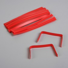 Clip tape in a cut, red, 13 cm