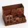 Organizer for stationery "houses" wood, 235 x 142 x 30 mm