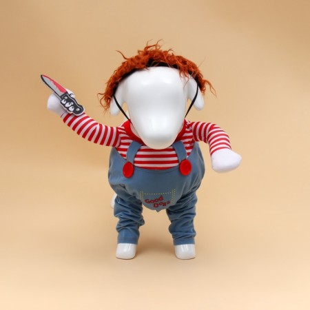New Year. Costume "Maniac", size M (DS 34, OG 43, Osh 20 cm, weight 5-10 kg)-1
