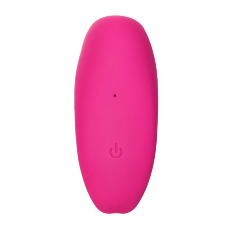 Клиторальный вибратор в трусики JOS FLIRTY, силикон, цвет розовый, 9,3 см-2