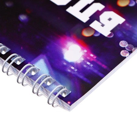 Notepad A5, 40 sheets in a cage on the crest "Sportcar", cover coated cardboard, OFSET block-1