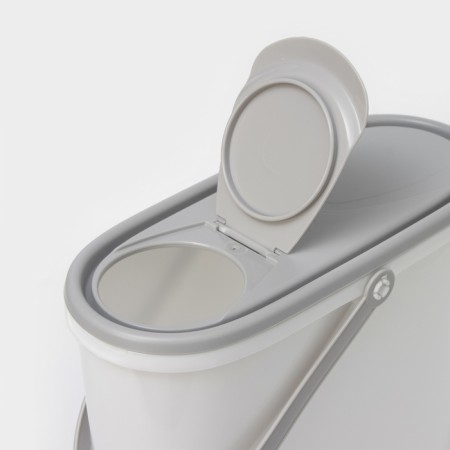 Container for washing powder, 5 l, 11 × 24.6 × 32 cm, color gray color-3