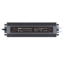 Uniel power supply, 200 watts, IP67, 12 V, 50-60 Hz, 16.7A, 2 exits, silver color