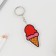 Brush for keys "Berry Ice Cream", metal