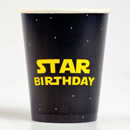 A one -time paper glass "Star Boy", 250 ml-1