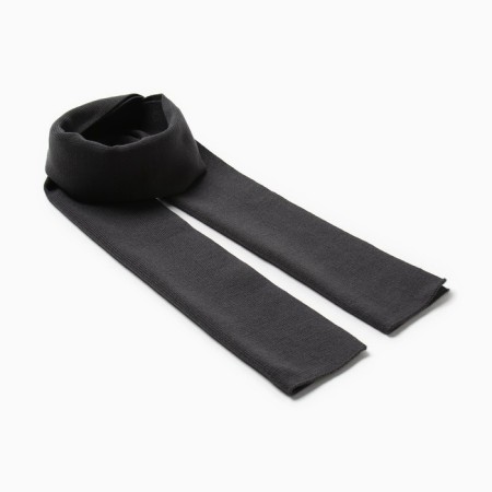 Children's scarf, graphite color, size 144x20 cm