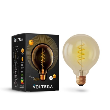 VOLTEGA 7076, E27, 4 W, 300 lm, 2000k bulb.