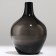 Vase for flowers "Vintage" from transparent gray glass 20 x 14 x 14 cm