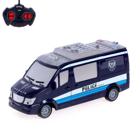 Radio -controlled “Police” machine works from batteries